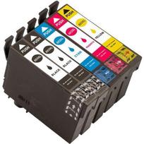 Rašalo kasetės 603XL - Epson - Suderinamos - 5 vnt. pakuotė - Įvairiaspalvės - 500 puslapių/juoda