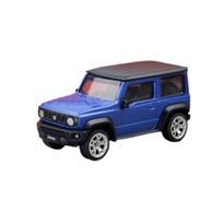 1:48 mastelio Suzuki Jimny žaislinio automobilio modelis CCA MSZ metalinis transporto priemonės miniatiūra su laisvai besisukančiais ratais Kolekcijai Tinka Hot Wheels Dovanai Vaikui mėlyna