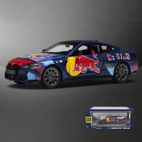 1/24 mastelio BMW M4 G82 DTM Red Bull lieto aliuminio lydinio modelis transporto priemonė automobilis sportinis klasikinis kolekcionavimas hobis šventinės dovanos vaikinui garsas