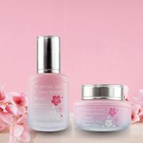 Farmstay Cherry Blossom Hydration Glow Booster Set – Serum 35ml + Cream 55ml for Radiant Moisture