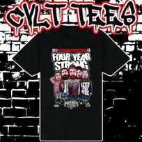 Four Year Strong Comic Book Cover style Tee ~ 100% Cotton Unisex T-Shirt XL