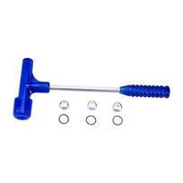 Multi Bullet Puller with 3 Connectors Impact Bullet Puller Hammer Household Repair Shop Equipment Suitable for 0.17 to 50 Cal mėlyna