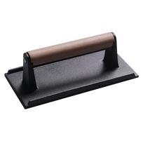 Cast Iron Grill Press Nonstick Meat Press Burger Steak Weight Grill Accessories for Barbecue Cooking juoda