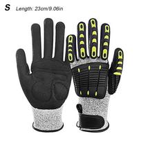 1Pair Anti-vibration Protection Anti-collision Gloves Anti-smashing Safety Gloves Working Gloves S