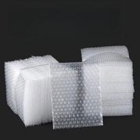 Vienos sluoksnio permatomas burbulinis maišelis Greitojo pristatymo pakuotė su antistatiniais plastikiniais maišeliais Ausinių techninė įranga Elektroninio prietaiso transportavimo krepšys 15x20cm  100pcs gray