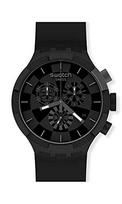 Žiūrėti CHECKPOINT BLACK SWATCH BIG BOLD CHRONO SB02B400 [Swatch] juoda