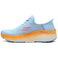 Skechers Max Cushioning Elite 2.0 Lengvi Patogūs Smūgius Sugeriantys Žemi Bėgimo Bateliai Moteriški Sportbačiai Mėlyni Oranžiniai 129626-BLOR 35.5