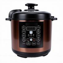 Electric Pressure Cooker 6L Multi Cooker with Smart Reservation Keep Warm Function for Rice Soup Sauteing Steaming Slow L