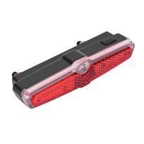 Bike Cargo Rack Tail Light Smart Brake Sensing Warning Light Rear Reflector for Cycling Safety IPX5 Water Proof USB