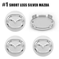 4 vnt. 56/60 mm automobilio ratlankio centriniai dangteliai Ratlankio apdaila Mazda 2 3 5 6 323 626 CX3 CX5 CX30 Demio Atenza Axela MX3 MX5 RX8 Priedas
