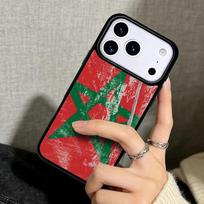 Capa Case for iPhone 17 Air 16 Pro Max 15 Plus 11 13 Mini 14 12 Back Phone Cover Maroc Morocco Flag Coat Of Arms soft iPhone 14 Pro Max