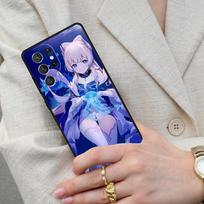 Genshin Impact Sangonomiya Kokomi Cell Phone Case for Samsung Galaxy S26 Ultra S25 S24 S23 S22 S21 S20 Note10 Cover Galaxy S26 Plus