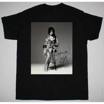 Amy Winehouse Musician Signed Short Sleeve Cotton Black All Size T-Shirt KH1106 long or short sleeves S įvairiaspalvis