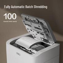 Deli GA880 100-Sheet Auto Feed Commercial Paper Shredder CN plug (adapter included)