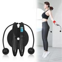 Smart Jump Rope Fitness Sport Skipping Ropes with Anti-Slip Hand Grip with Anti-Slip Hand Grip with LCD Screen Showing