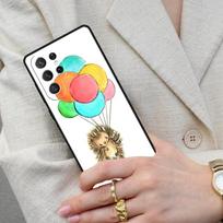 Hedgehog and Balloon Cell Phone Case for Samsung Galaxy S26 Ultra S25 S24 S23 S22 S21 S20 Note10 Cover Galaxy S20 5G