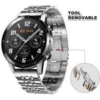 22 mm metalinis dirželis Huawei Watch 3 / GT2 Pro Honor GS pro Samsung Galaxy Watch 3 nerūdijančio plieno apyrankė Amazfit GTR juostai for huawei gt 2 pro