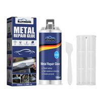 Metal Epoxy Putty High Temp Resistance Weld Repair Kit Permanent Fix for Cast Iron Crack Filler Sand Hole Repair 2 Part Adhesive