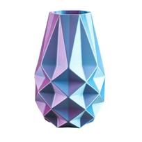 3D Printed Boho Flower Vase Geometric Shape Modern Minimalist Decorative Vase for Living Room Entryway Coffee Table Home Decor