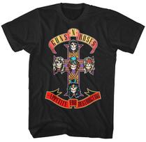 Guns N Roses Appetite for Destruction Jumbo T Shirt Mens Licensed Rock Tee Black L