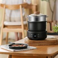 220V 1.8L Multi-Function Household Intelligent Split Small Electric Pot Mini Cooker Electric Hot Pot Dormitory Electric Cooker Type of 1