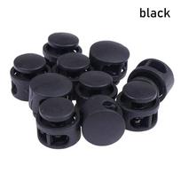 New 10Pcs Paracord Lanyard Spring Cord Lock Stopper Backpack Sportswear Shoelace DIY Shoelace Toggle Clip Buckle Plastic juoda