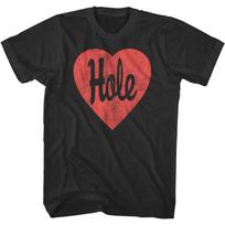 Hole Alt Rock Band T Shirt Vintage Red Heart Logo Graphic Tee American Alternati XXXXL