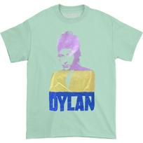 Men's Bob Dylan Multi Color Photo (Rockabilia Exclusive) T-shirt XX-Large Green XL