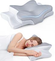 Super-cooling and pain-relieving pillow for neck support, adjustable neck pillow for comfortable sleep 1pcs balta