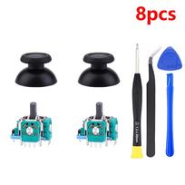 Joysticks Replacement for Playstation 5 DualSense PS5 Controller Screwdriver 2K3 Ohm Analog 3D Thumbstick Repair Parts Kit 8pcs Kit