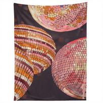 DISCO BALLS II tapestry 75x100 juoda