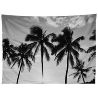 HAWAIIAN PALMS II tapestry 75x100 juoda