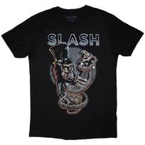 Slash Unisex T-Shirt: Skull Guitar Snake (XX-Large) L