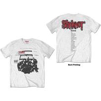 Slipknot Men's Iowa Tracklist T-Shirt White 2XL