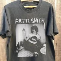 Patti smith punk rock charcoal tshirt reprint _ vintage movie tshirt S