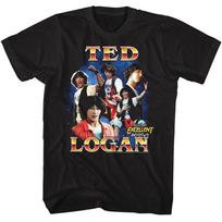 Bill And Ted Collage Black Movie Shirt 120