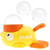 Interactive Duck Shaped Dog Slow Feeder Toy Pet Automatic Intelligence Food Dispenser Training Cat Dog Snack Toy geltona