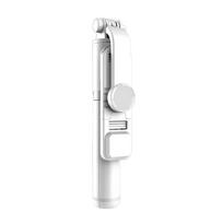 Tripod Bluetooth Selfie Stick White Fill Light Telescopic Selfie Stick  Phone Accessories white