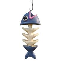 Fish Bone Bird Feeder, Decorative Garden Bird Feeder, Hanging Fishbone Bird Feeder, Patio Backyard Outdoor Decor, Gift for Bird Lovers S