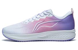 Li Ning Red Hare 6 Versatile Cushioning Breathable Rebound Low top Running Shoes Women's White Pink Purple ARMT016-14 36