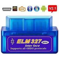 ELM327 V2.1 OBD2 bluetooth automobilių diagnostika, skirta IOS ir Android, automobilio patikros variklio lempučių skaitytuvas 1PC mėlyna