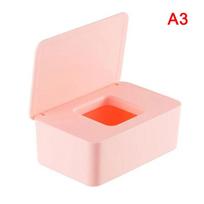 Dustproof Wet Wipes Storage Box with Lid Home Desktop Tissue Storage Box Portable Wet Wipes Dispenser beige