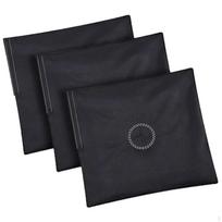 3x Sandbag Weight Bag Umbrella Base Black 18 x19  Heavy Duty Flags Sand for Fishing Chair