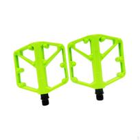 2 Mountain Bike Pedals, Flat Pedals for Component Repair. žalia