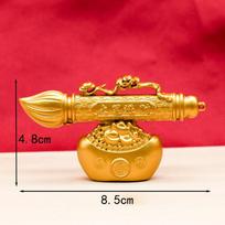 Yuanbao Wealth-Inspiring Big Pen Figurine - Perfect Store Opening Gift & Desktop Ornament