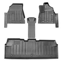 TPE Floor Mats for Right-Hand Drive Toyota Noah/Voxy 80, 3D Customized Interior Mats.