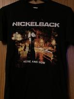Nickelback - “Here And Now” - Black Shirt With Street Clock Image - L S