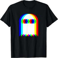 Ghost Trippy Vaporwave Halloween Techno Rave EDM Music Party T-Shirt S įvairiaspalvis