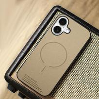 For Xiaomi 15T Pro 5G Wireless Charging Magnetic Leather Case Bumper Armor Back Panel Xiaomi 15 T Pro Case Mi T15 Phone Cover Xiaomi 15T chaki