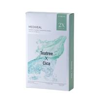 MEDIHEAL Derma Synergy Wrapping Mask Calming Balance Teatree X Cica 10-Pack Set Soothing Balancing Sheet Masks